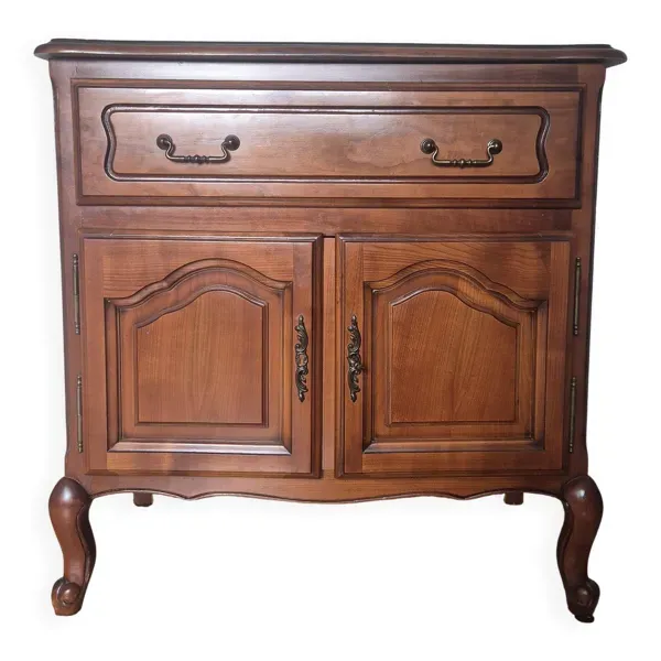 Meuble TV style classique avec tablette coulissant