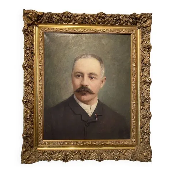 Portrait d’un gentleman signé et daté 1907
