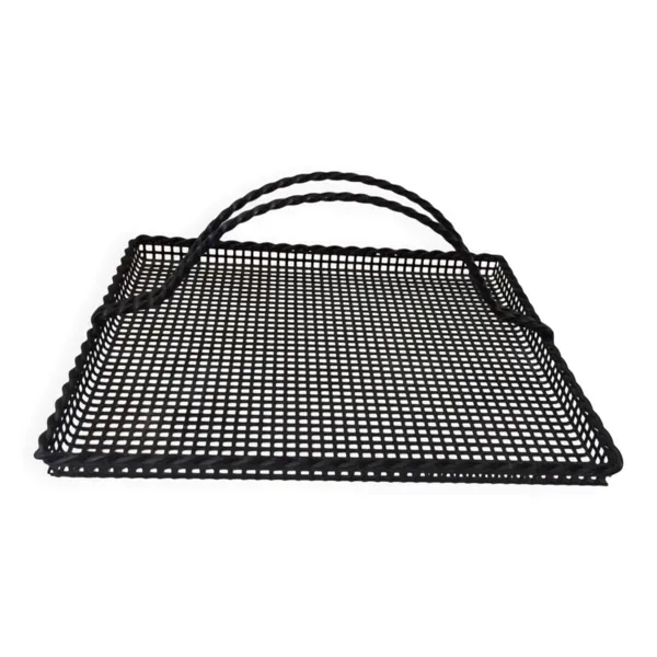 Plateau de service en tôle ajouré