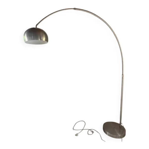 XXL lampe de sol design vintage en arc – Dans le style des frères Castiglioni – Années 1970