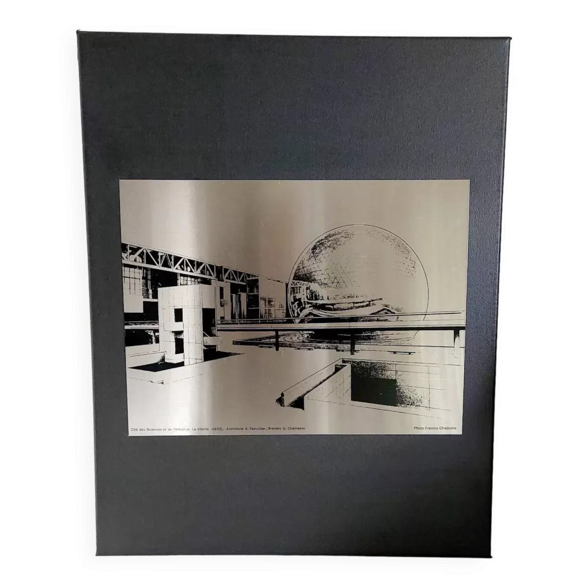 Photo sur inox la Vilette