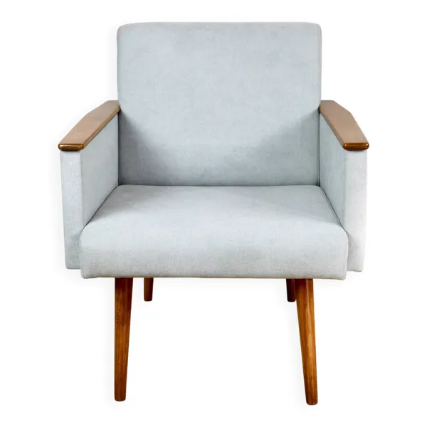 Fauteuil loft Art Déco vintage - ciel bleu