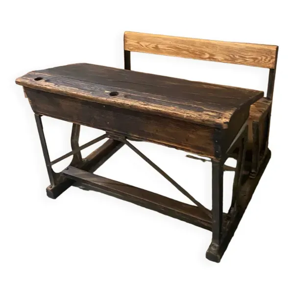 Bureau d’écolier double 1900