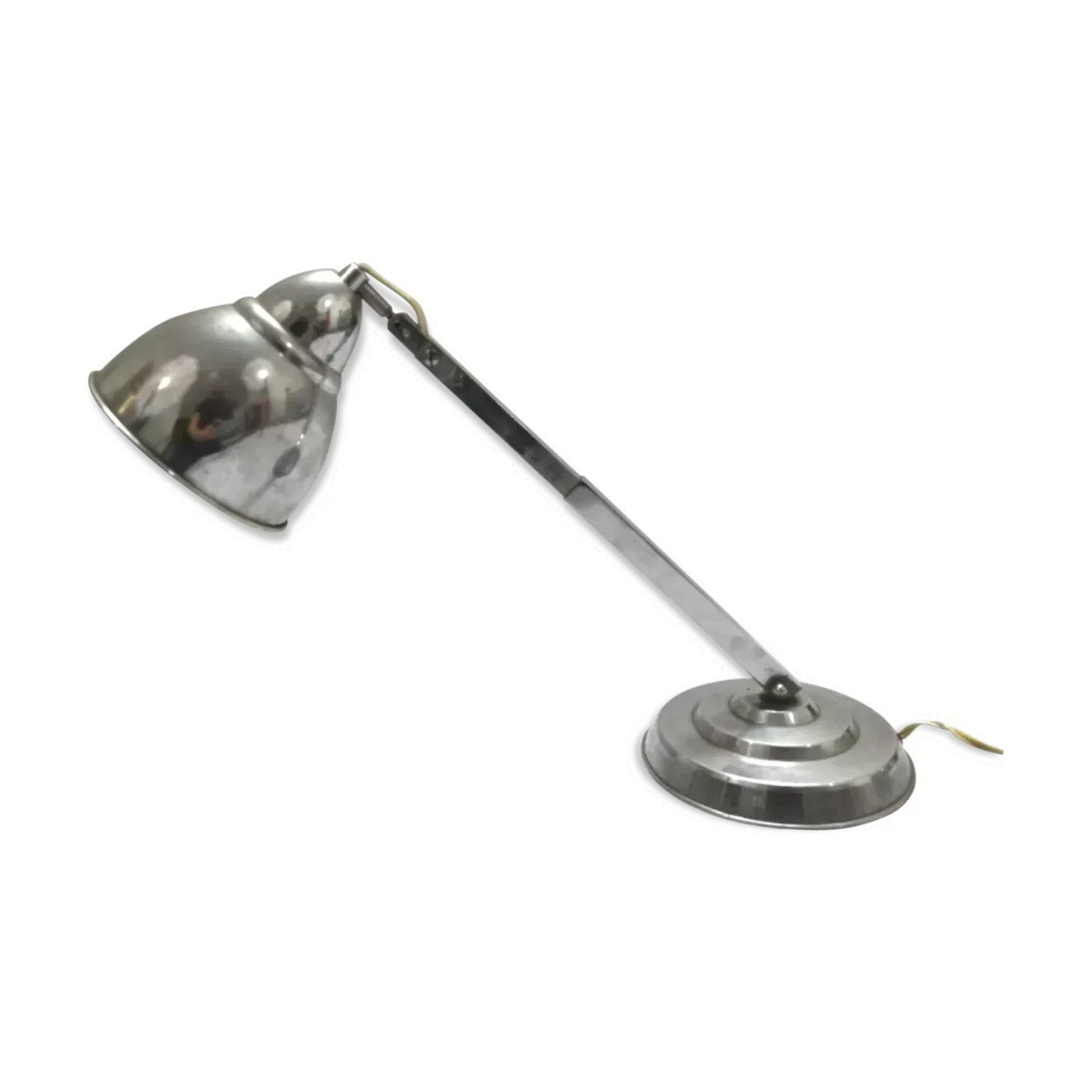 Lampe industrielle modulable acier années 50