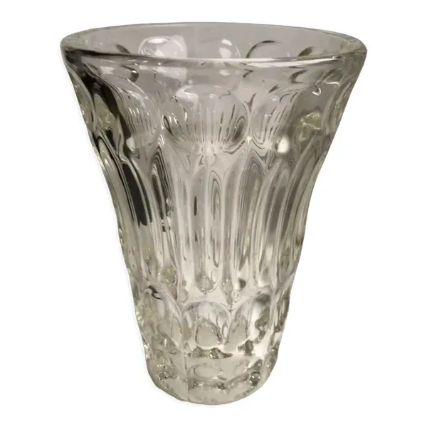 Vase en cristal art déco années 30