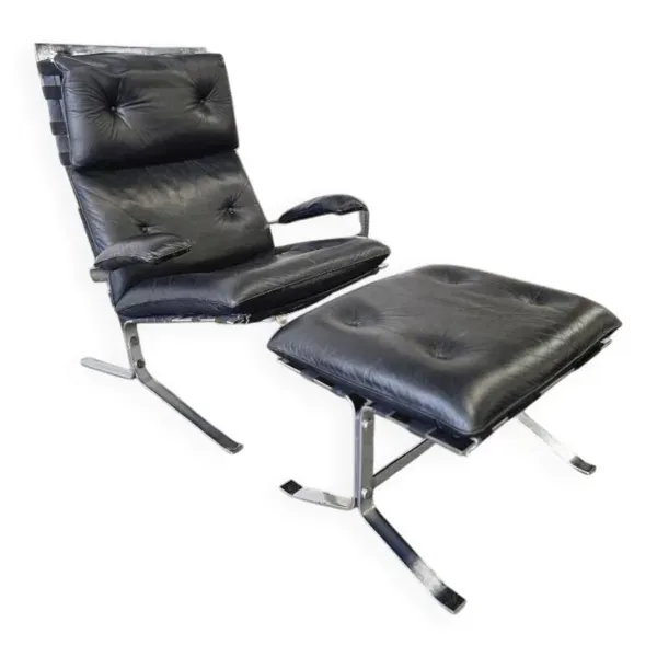 Fauteuil lounge vintage / fauteuil une place 'the Joker pour Airborn'