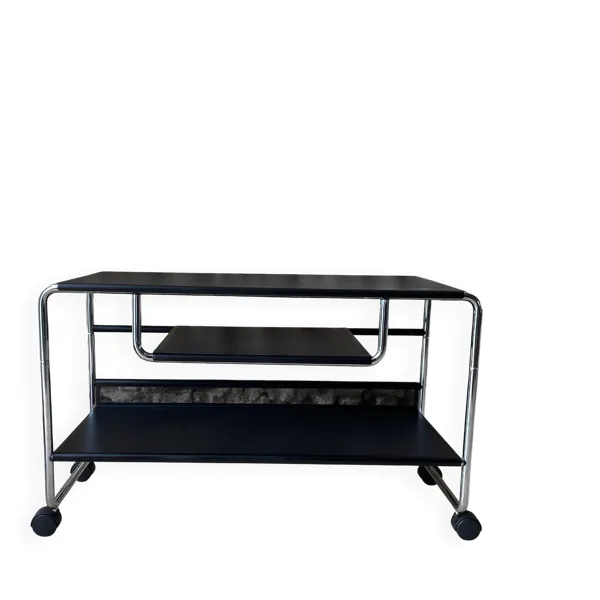 Meubles d’appoint / meubles hi-fi sur roulettes métal chromé –  Habitat