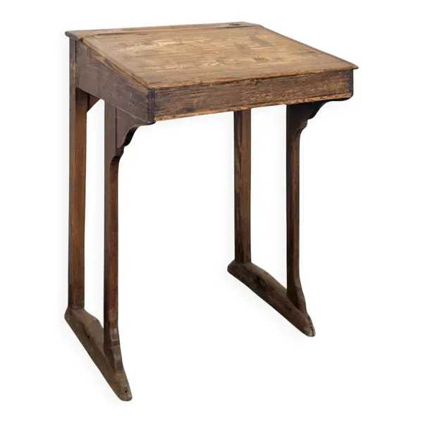 Bureau d'écolier en sapin