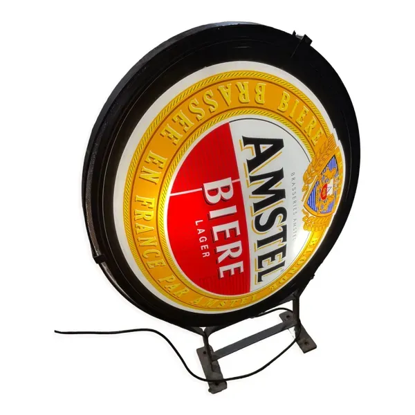 Ancienne enseigne lumineuse amstel
