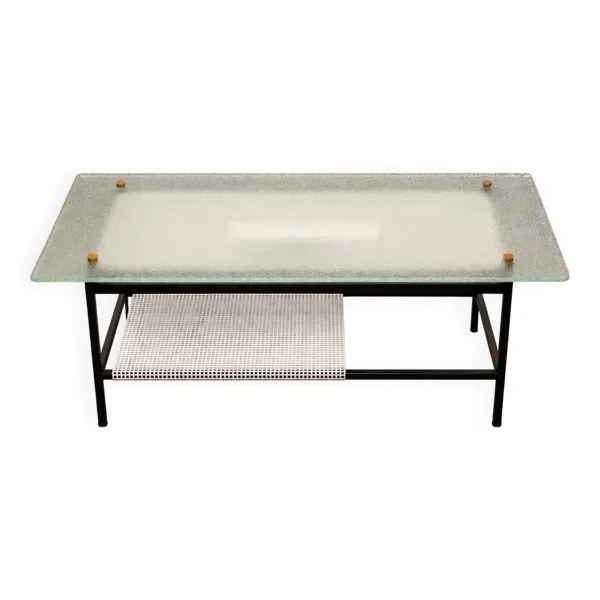 Table basse lumineuse R. Mathieu 517