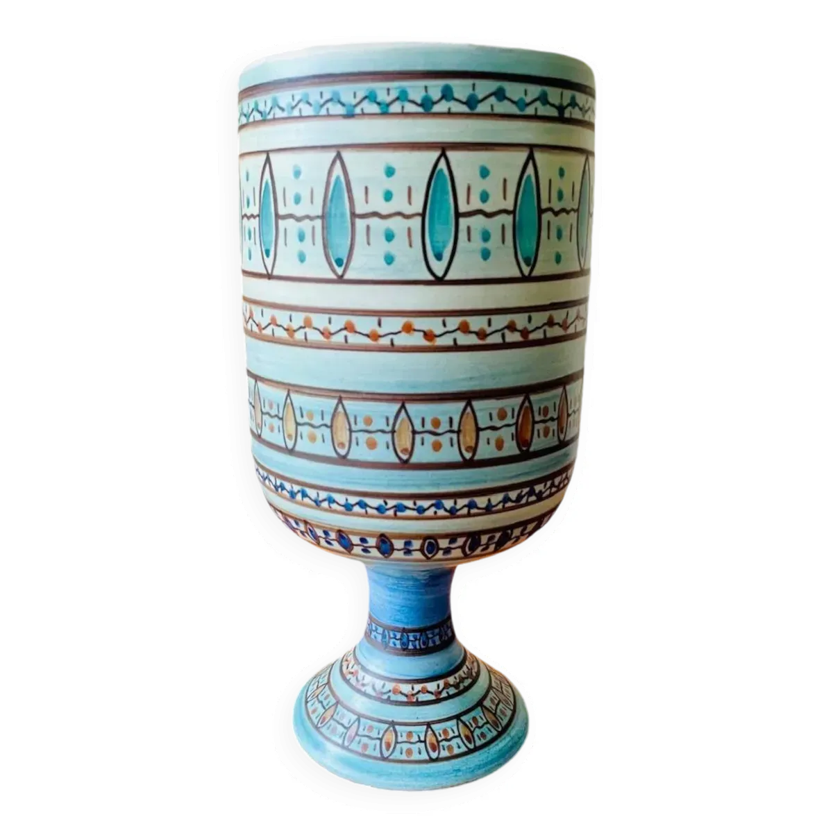 Vase en céramique du milieu du siècle par Louis Bacculini, Vallauris, années 50’s/60’s