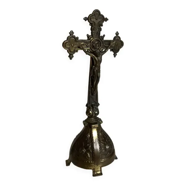 Ancien crucifix en zamac Belgium