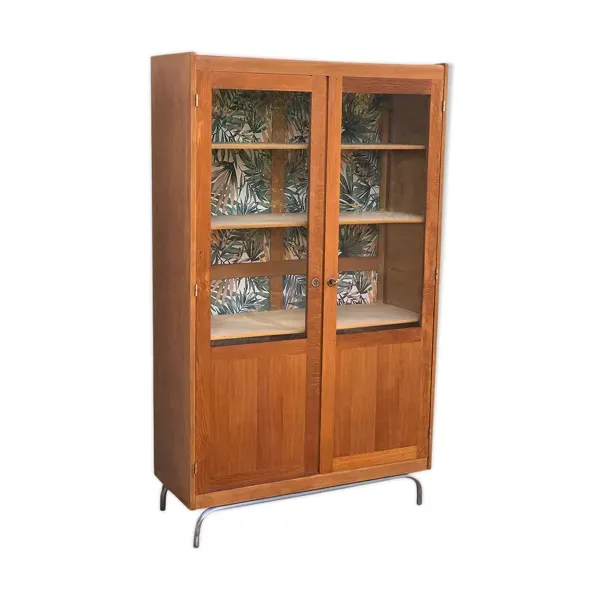 Armoire vitrée d’école primaire 1950
