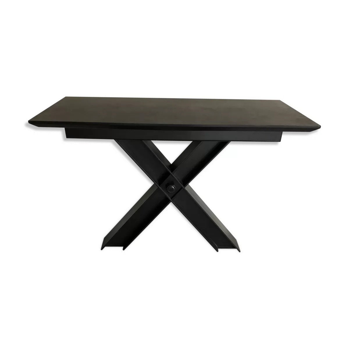 Console industrielle en métal et céramique