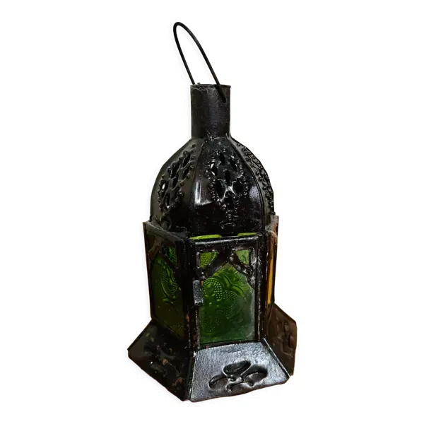 Photophore vintage style lanterne marocaine