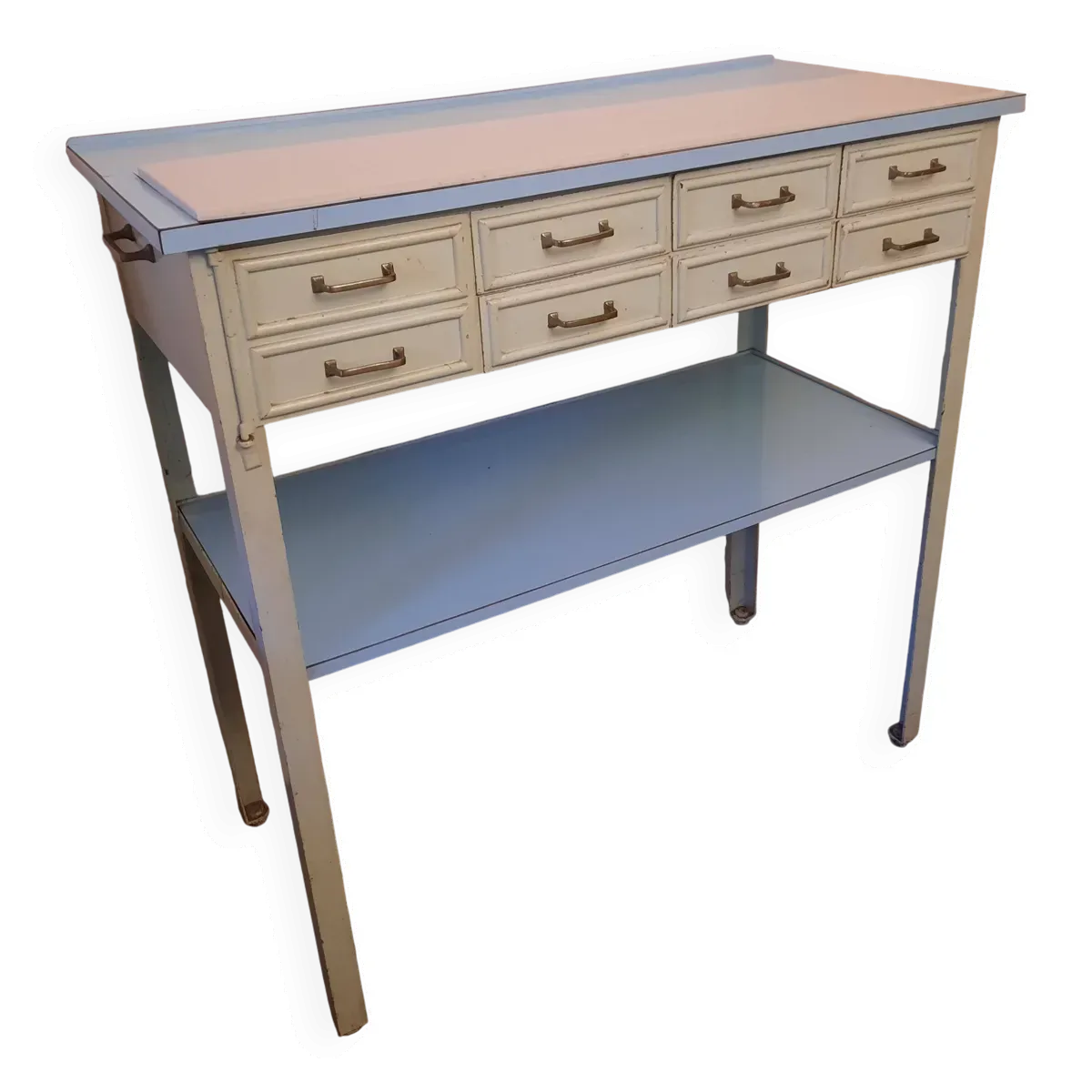 Meuble console de dentiste 1950