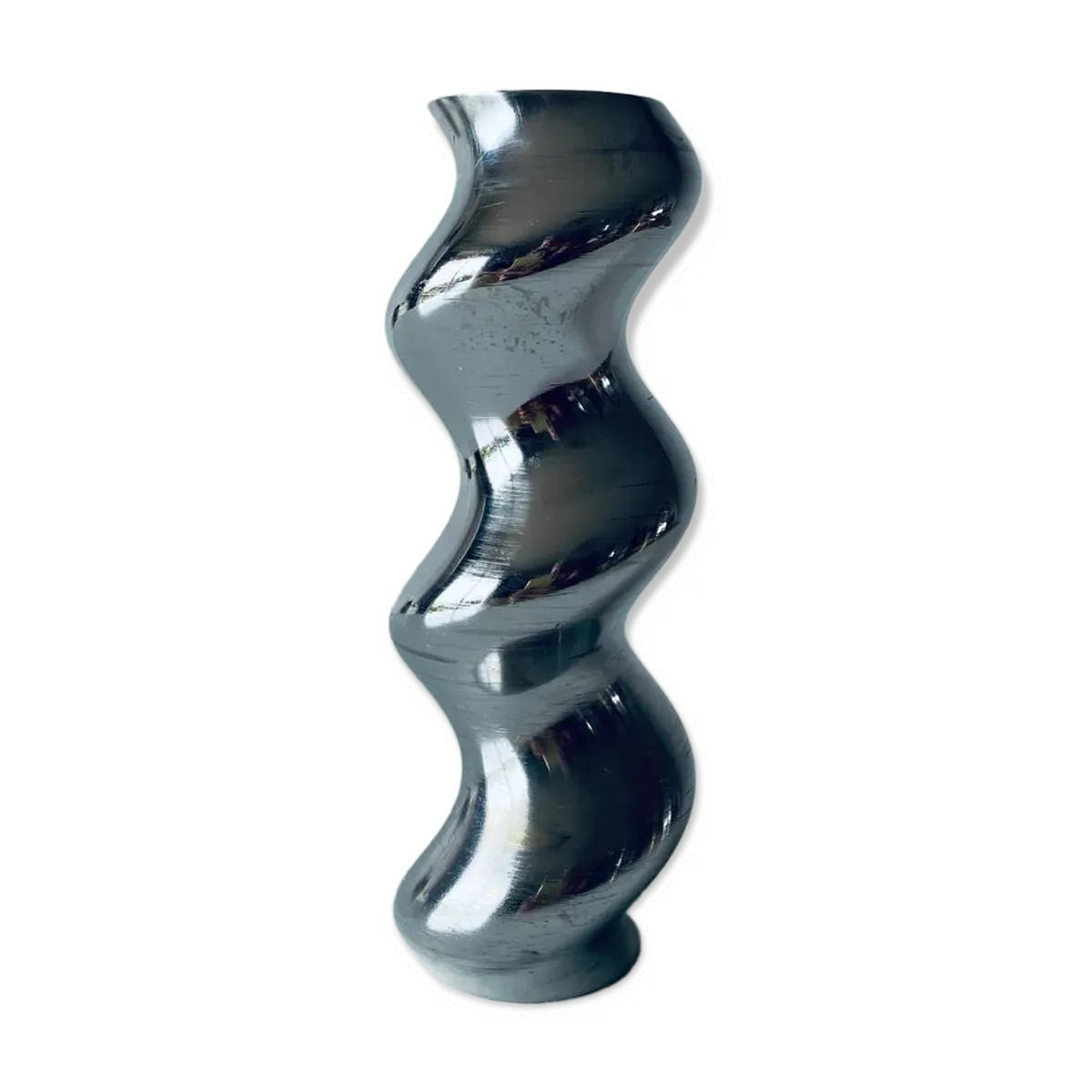 Bougeoir design torsadé