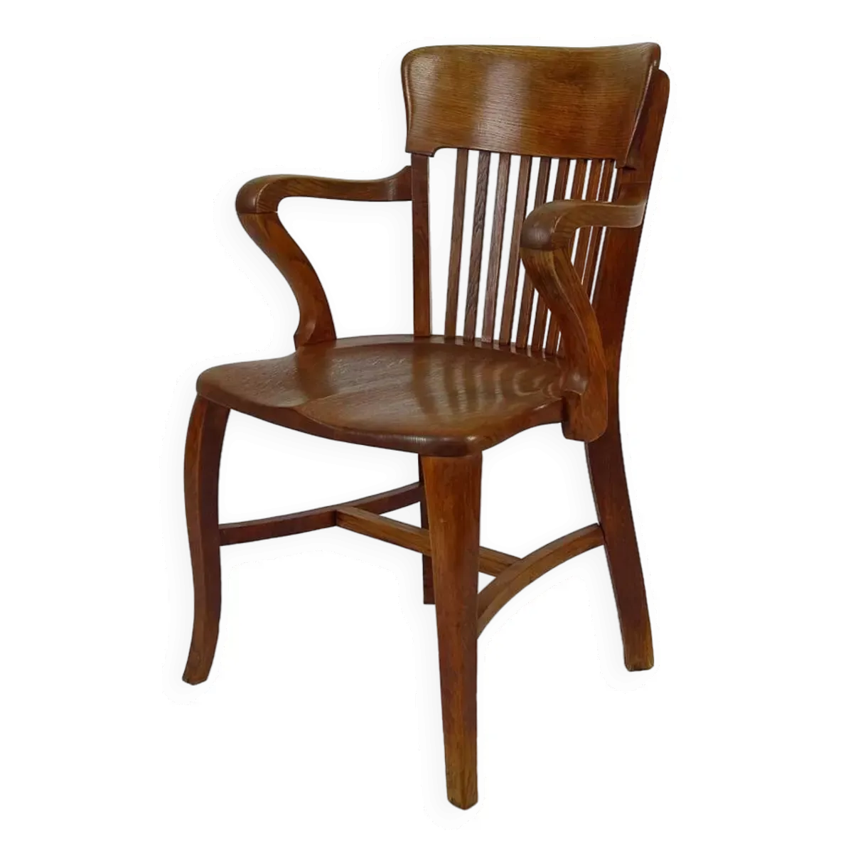 Fauteuil de bureau américain en chêne, USA, circa 1900