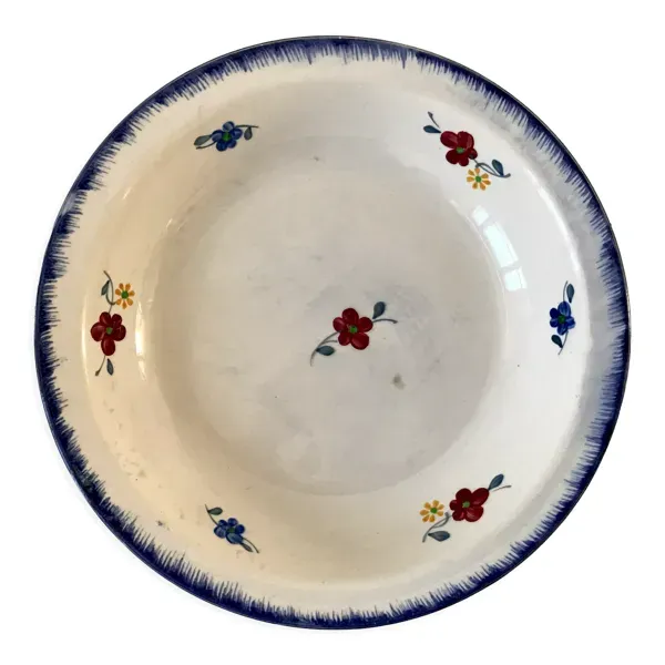 Plat creux digoin sarreguemines modèle ''mary lou'' années 40