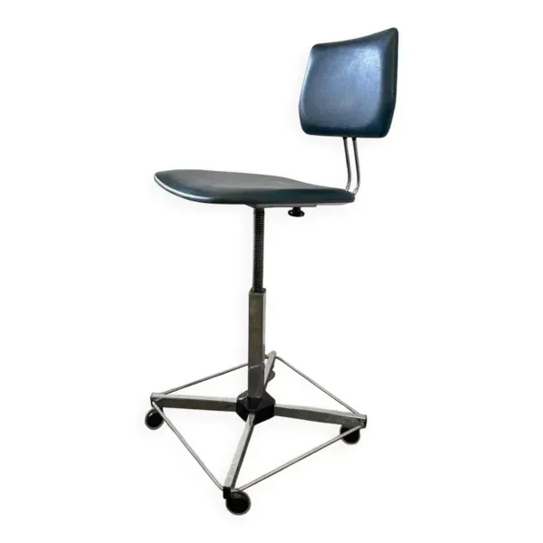 Chaise de bureau industrielle vintage / chaise d'atelier / chaise de bureau