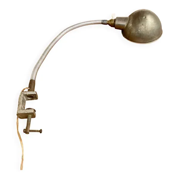 Grande lampe métal modulable industrielle 1960.