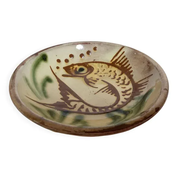 Vide poche baguier poisson céramique