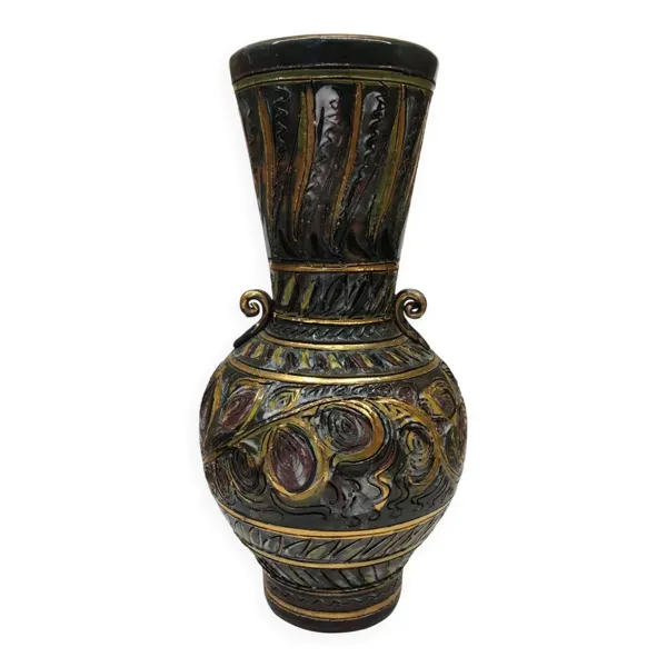 Vase en céramique de Nimy par Louis Waem