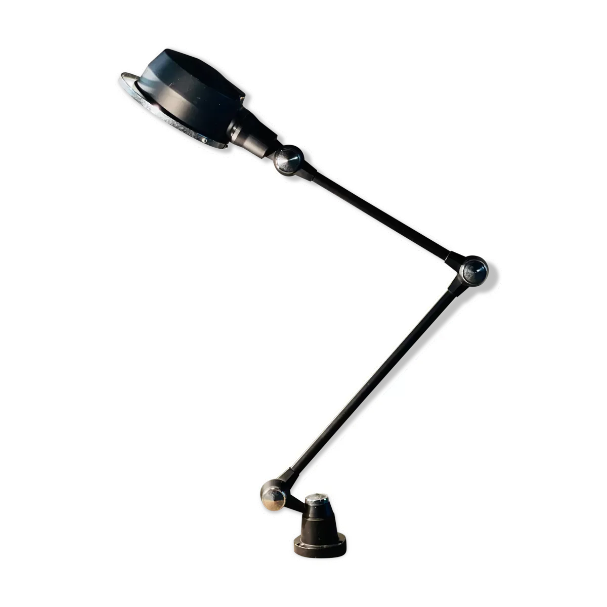 1960’ lampe de bureau atelier articulée Jieldé industrielle