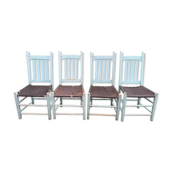 Série de 4 chaises Canadiennes