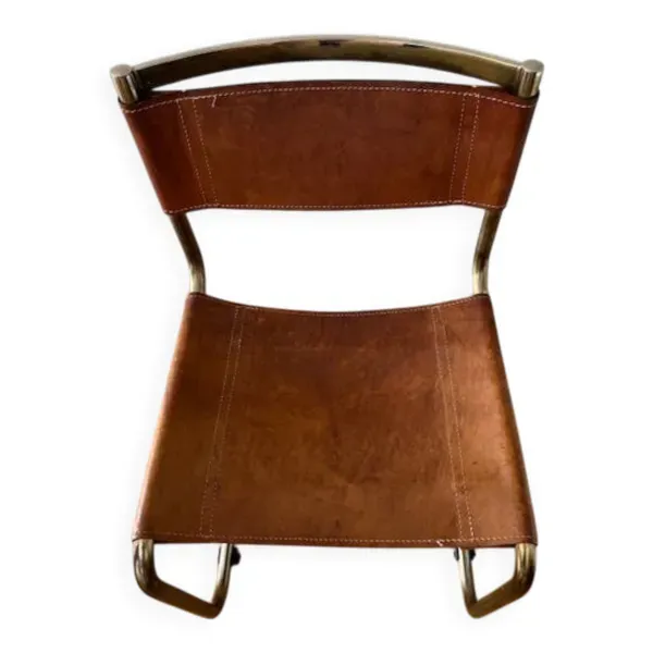 Chaise en cuir