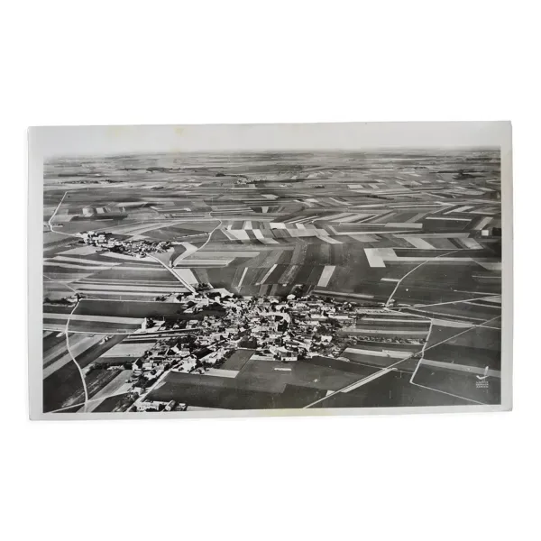 Photographie aérienne LaPie 1958 La plaine de la Beauce Greneville en Beauce