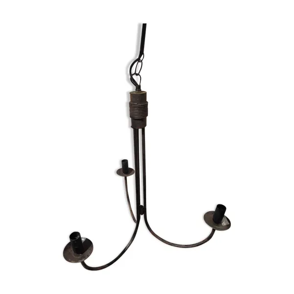 Lustre en métal 3 lampes