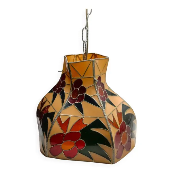 Plafonnier vintage de style Tiffany