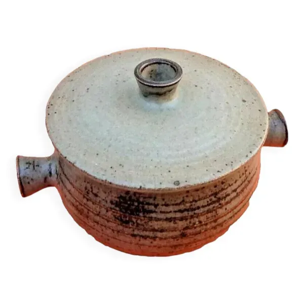 Soupière de service Grès émaillé Céramiste Jean Tessier Atelier Le Cep