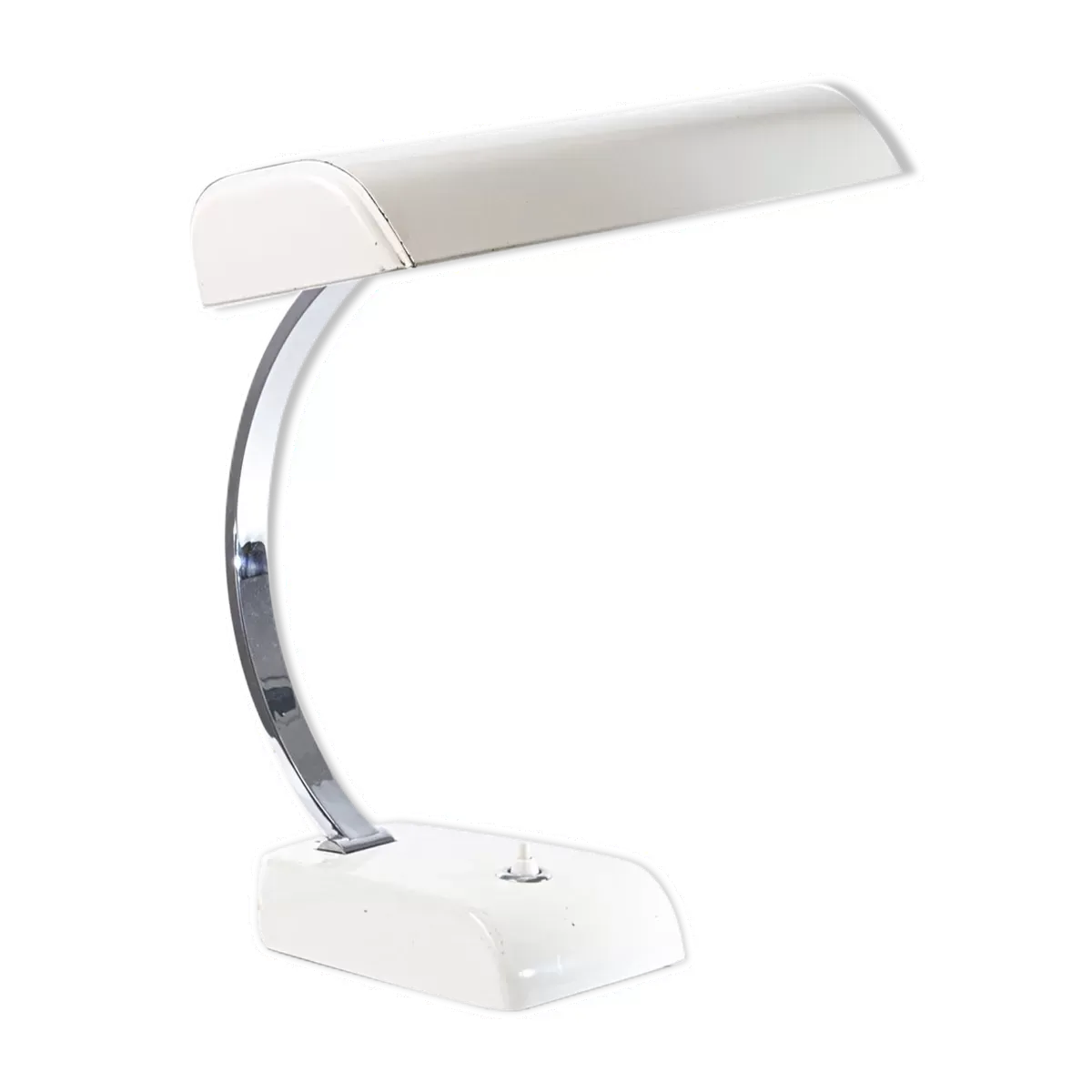 Lampe de bureau Kaiser Idell en ivoire blanc
