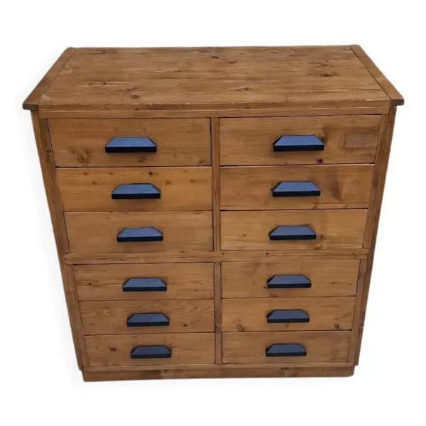 Meuble de métiers à 12 tiroirs