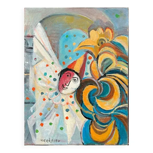 Le coq et le clown blanc'' par Robert Méredieu