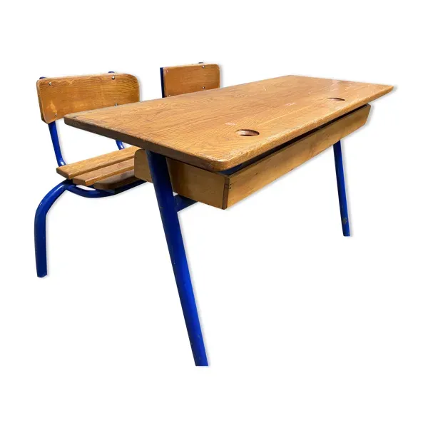 Bureau d’école vintage 1960