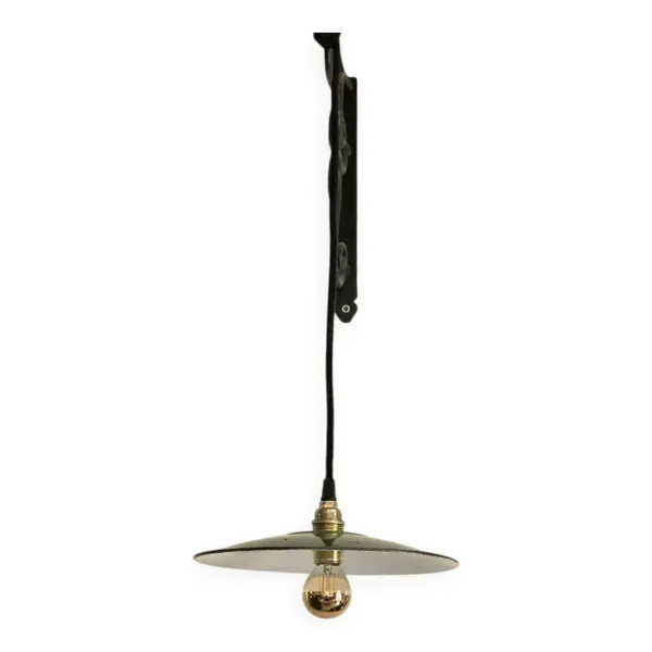 Baladeuse tôle émaillée vintage