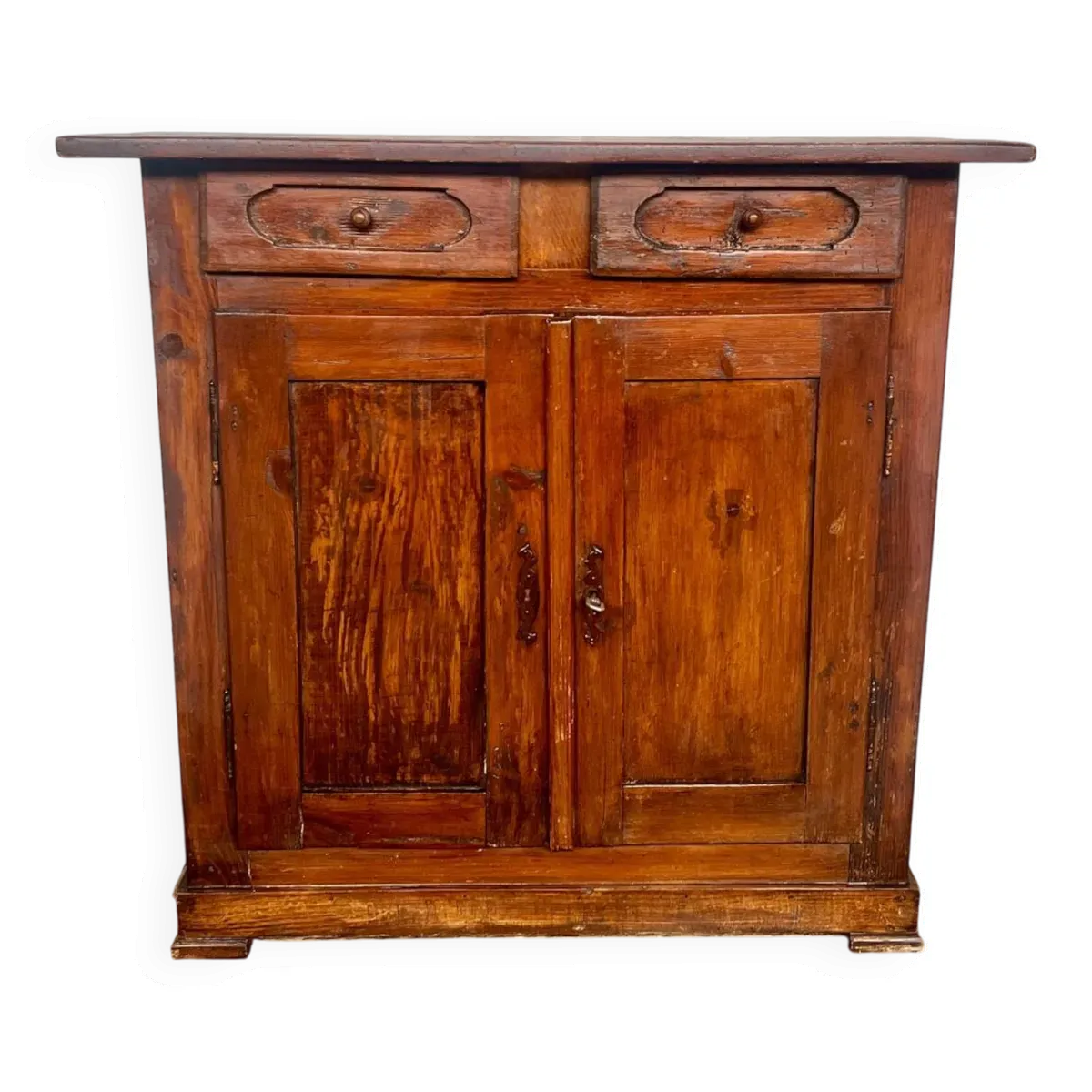 Buffet parisien vintage en bois massif