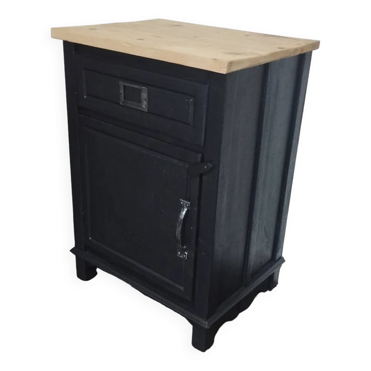 Petit meuble vintage noir