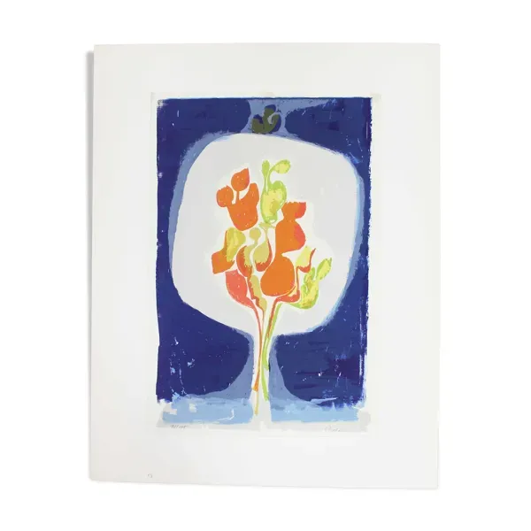 Lithographie Space Age de René Myrha