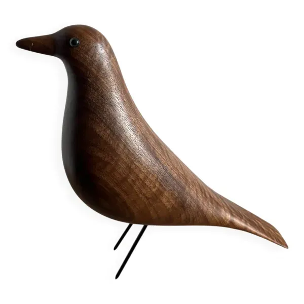 Sculpture Oiseau Noyer Vitra Eames
