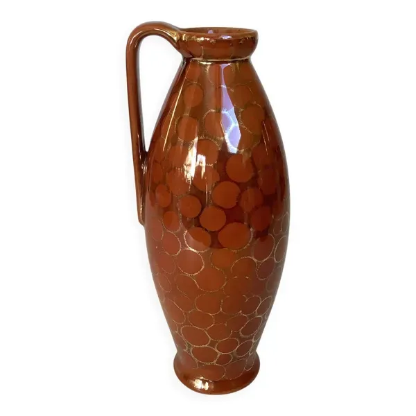 Vase marron et doré Germany