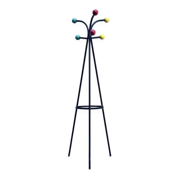 Portemanteau perroquet vintage années 50