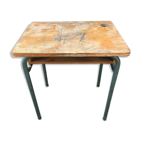 Table d'écolier vintage
