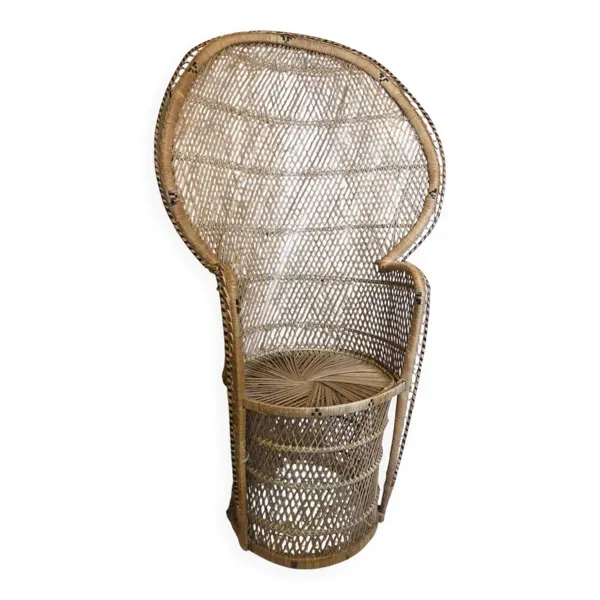 Fauteuil Emmanuelle  en rotin