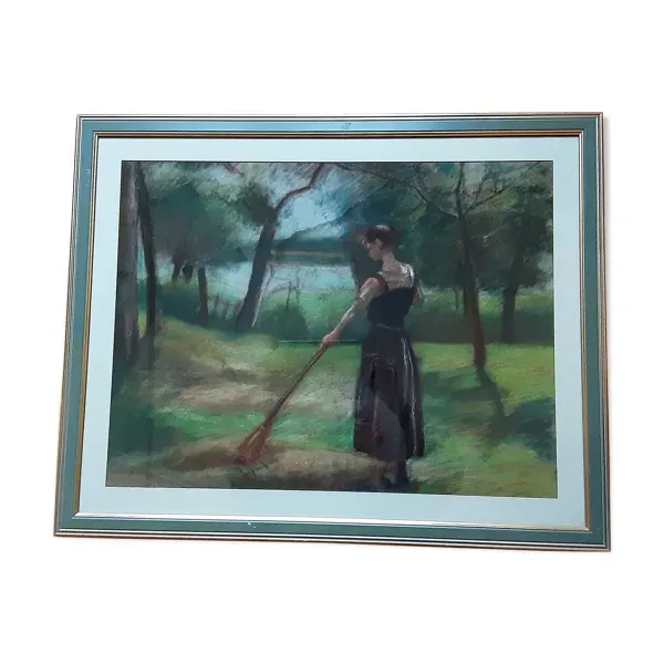 Jeune fille dans le parc