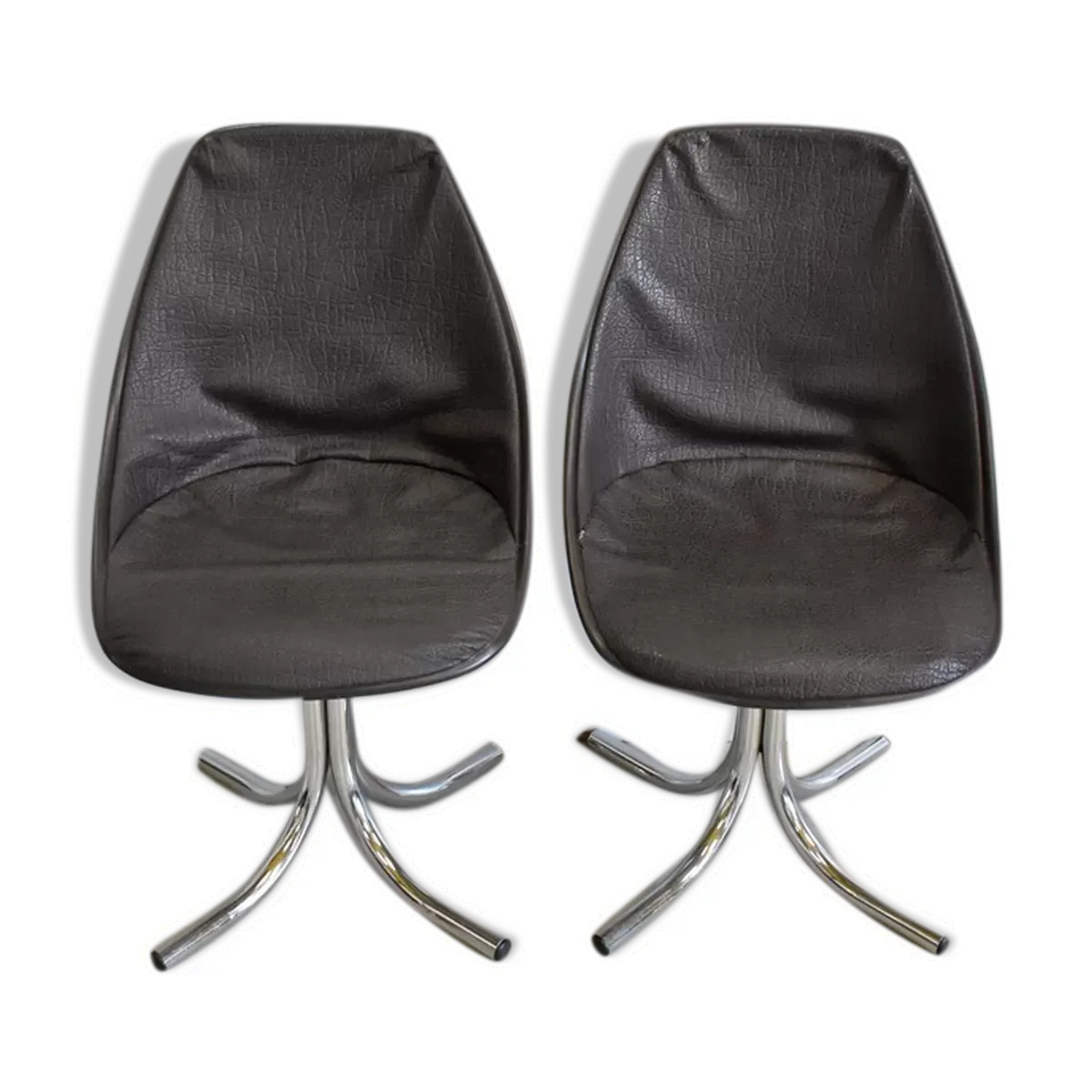 Paire de chaises vintage 1960/1970