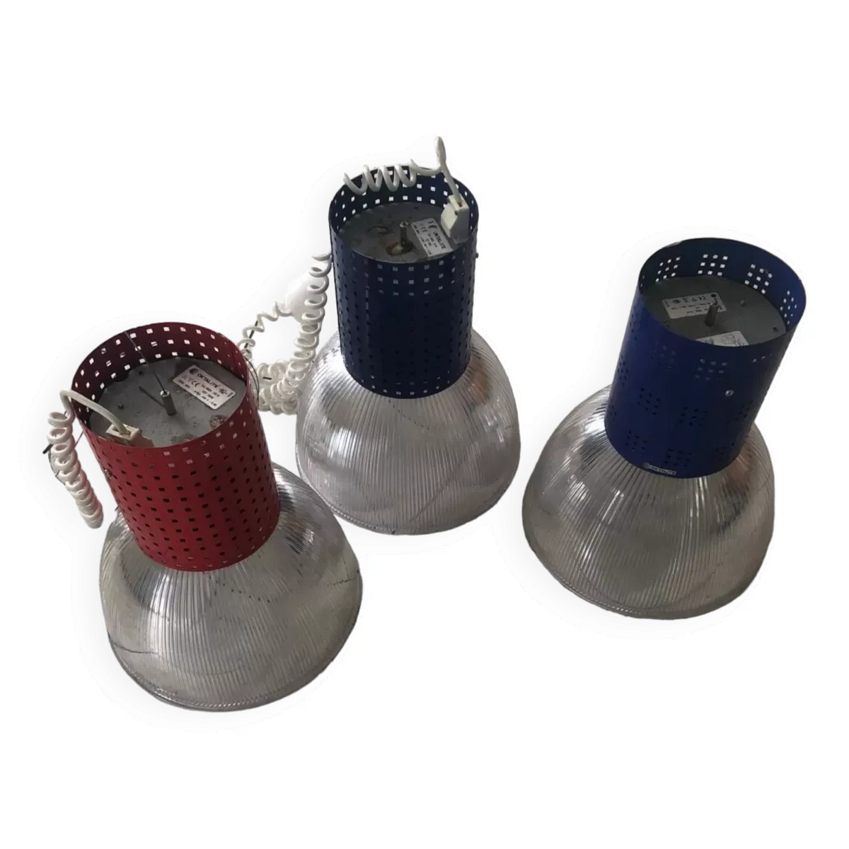 3 suspensions industrielles oktalite